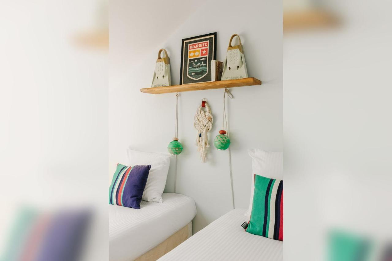 ビアリッツLittle Bibi Terrace - Cote Des Basques And Private Garageアパートメント エクステリア 写真